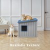 Decksplore Pet House Indoor Outdoor Use Easy to Clean Durable Slanted Top - 2 of 4