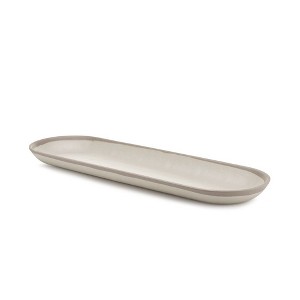 Q Home | Potter Stone 18" x 5.5" Melaboo Long Oval Platter - 1 of 1
