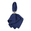Design Imports  Solid Cotton Napkin Set 6 Piece, Anchor Blue, 20X20" - 3 of 4