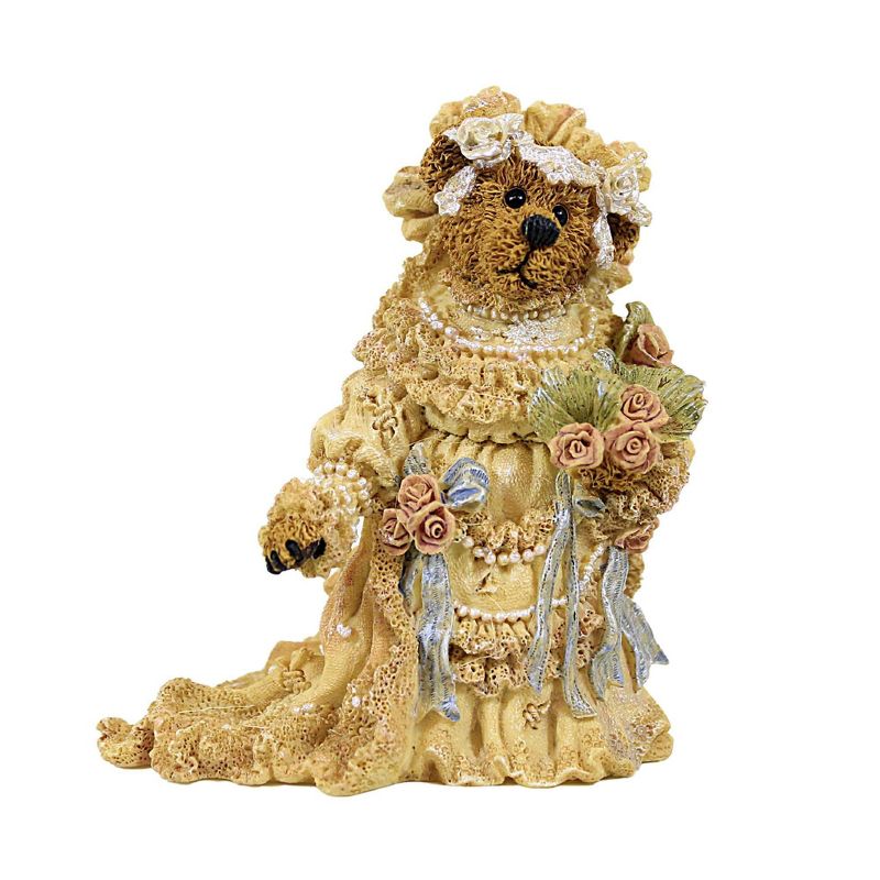 Boyds Bears Resin 4.0 Inch Bailey...The Bride Wedding Bearstone Animal Figurines, 1 of 4