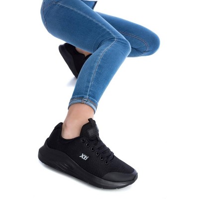 Женские кроссовки XTI Women's Lace-Up Sneakers 141809 - Black, 8 — фото 2