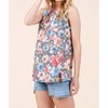 Women's The Floral Tank Top - BOMBOM - 3 of 3