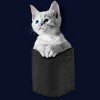 Junior's Design By Humans Pocket Kitten By Mitxeldotcom T-Shirt - 2 of 3