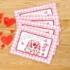 The Lakeside Collection Valentine Gnome - Set of 4 Placemats - 2 of 2