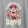 Women's - Disney - Minnie Mouse Do What Mkes You Happy Short Sleeve Graphic T-Shirt - 2 of 4
