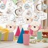 Big Dot of Happiness We Can Bearly Wait - Teddy Bear Baby Shower Hanging Decor - Party Decoration Swirls - Set of 40 - 2 of 4