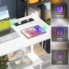 Aheaplus Height Adjustable Computer Desk with Charging Station - 3 of 4