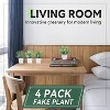 4 Pack Fake Plants Mini Artificial Greenery Potted Plants for Home Decor Indoor Office Table Room Farmhouse Bathroom Decor - 4 of 4