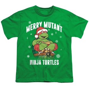 Boys' Teenage Mutant Ninja Turtles Merry Mutant Ninja Christmas T-Shirt - 1 of 4