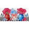 Briarwood Lane Spring Red White and Blue Jars Mini Mat 22x10 Indoor Outdoor For Spring Doormat - 3 of 3