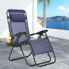 BeatMassage Zero Gravity Chair Foldable Patio Chair Lounge Patio Chaise with Cup Holder - 2 of 4