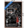 Trends International Michael Jordan - The Shot Framed Wall Poster Prints - 3 of 4