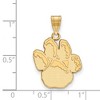 Black Bow Jewelry 14k Yellow Gold Pittsburgh Panthers NCAA Large Pendant - 2 of 3