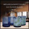 Artland Iris Double Old Fashioned Glass, 14 oz, Set of 4 - 2 of 4