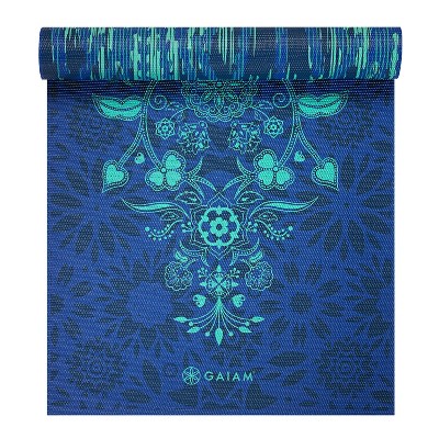 GAIAM DRY GRIP BLACK GREY YOGA MAT