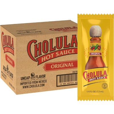 Cholula Original Hot Sauce Packets, 200 count