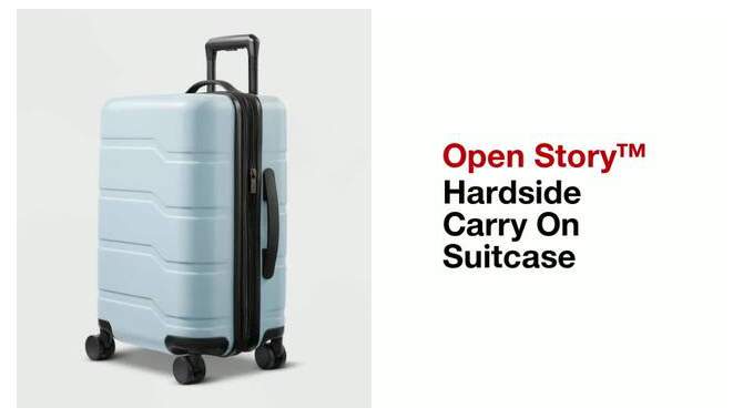 Hardside Carry On Spinner Suitcase - Open Story™, 2 of 12, play video