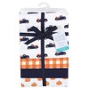 Hudson Baby Infant Boy Cotton Flannel Receiving Blankets, Pumpkin, One Size - 2 of 4