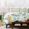 Deny Designs 3pc Twin/Twin XL Doodle by Meg Rainbow Cacti Duvet and Sham Set - 3 of 4