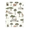 Hudson Baby Cotton Flannel Burp Cloths, Going On Safari 4-Pack, One Size - image 3 of 4