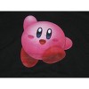 Pink Mochi Waving Men Black Hoodie - 2 of 3