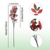 Unique Bargains Plastic Flexible Adjustment Realistic Artificial Plants 42" 2 Pcs - 2 of 4