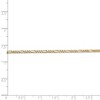 Black Bow Jewelry 14k Yellow Gold 1.8mm Flat Figaro Chain Bracelet or Anklet, 9 Inch - 4 of 4