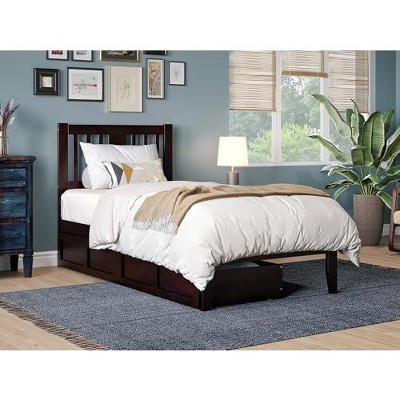 AFI Furnishings Tahoe Platform Bed T with Drawers ES