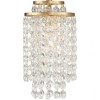 Crystorama Lighting Gabrielle 1 - Light Chandelier in  Antique Gold - 4 of 4