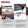 Yakima MajorShady 270 LH Vehicle Roof Mounted Awning Outdoor Rugged Vinyl Travel Cover 80 Square Feet Sun Protection Tent, Black - 3 of 4