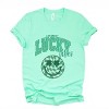 Simply Sage Market S.W.Smiley Lucky Vibes Smiley Short Sleeve Tee - 2XL - Mint - 2 of 4
