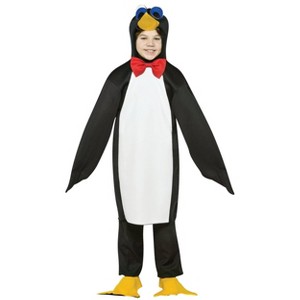 Imposta Costumes Kids' Penguin Costume Bodysuit Black M - 1 of 1