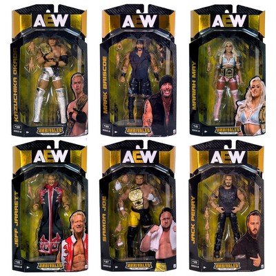AEW Unrivaled 18 Complete Set of 6 Action Figures