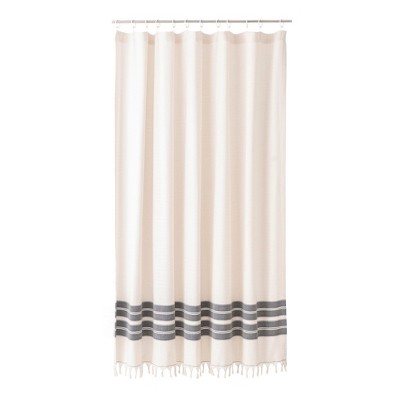 Olive & Linen Costa Shower Curtain