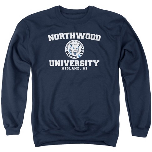 Campus Lab Northwood University Official Circle Logo Adult Crewneck Sweatshirt Navy Medium