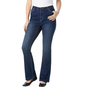 Woman Within Women's Plus Size Tall Comfort Curve Bootcut Jean