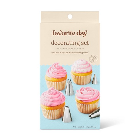 8-Piece Cake Decorating Kit - Piping Bag and Icing Tips, Pastry Bag for  Baking
