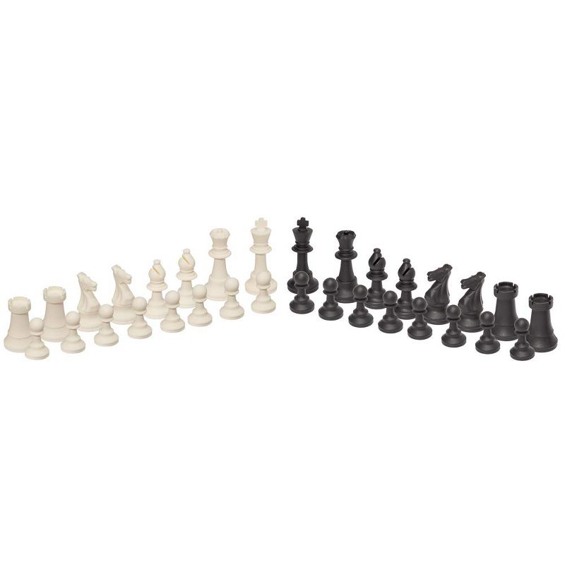 WE Games Silicone Staunton Tournament Chess Pieces, 3.75 inch King, 2 of 5