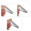 Unique Bargains Foldable Nail Clippers Set Toenail Clippers 1 Set - 2 of 4