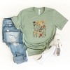 Simply Sage Market Vintage Pressed Flowers Short Sleeve Tee - XL - Sage - 2 of 4