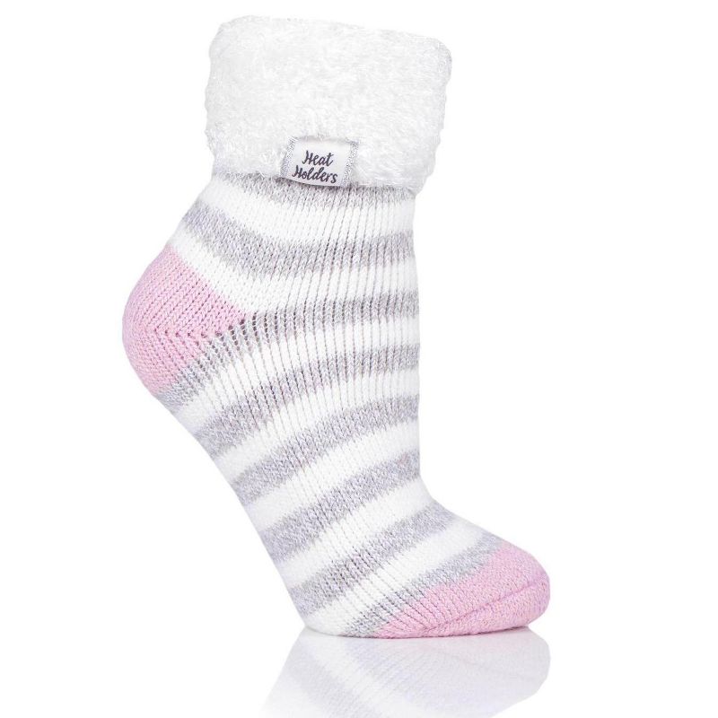 Women's Feather Cuff Sleep Socks, 1 of 2