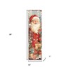 HomeRoots 36" Red And White Christmas Santa and Snowman Solid Wood Reversible Porch Sign - 3 of 4