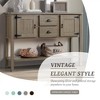48'' Sideboard Console Table with 2 Drawers and Cabinets and Bottom Shelf - 4 of 4