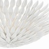 Crystorama Lighting Broche 6 - Light Semi-Flush Mount in  Matte White - 2 of 4