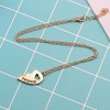 Bff Friendship Necklace for 2 - Best Friend Necklaces Bff Gifts for 2 Matching Heart Best Friends Forever Pendant Necklaces Set - 3 of 4