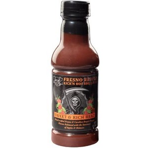 Tony Piggs Hot BBQ Sauce Fresno Reaper Flavor (19oz) Topping for Wings, Ribs & Burgers - Barbecue Sauce w Hot Sauce Heat from Fresh Peppers - 1 of 4