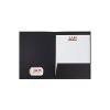 JAM Paper Two-Pocket Textured Linen Business Folders Assorted Colors 386LASSRT - 3 of 4