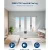 8000BTU Portable Air Conditioner, 3-In-1 Room Air Conditioner with Fan & Dehumidifier Modes, AC Unit Cools up to 350 Sq.Ft - 4 of 4