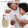 Evideco French Home Goods Elegant Sea Sponge Inspired Tumbler / Toothbrush Holder - Oceanic Charm - 4 of 4