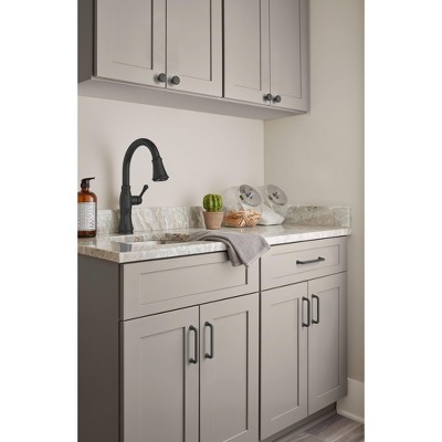 Matte Black Steel Cabinet and Drawer Pull Bar